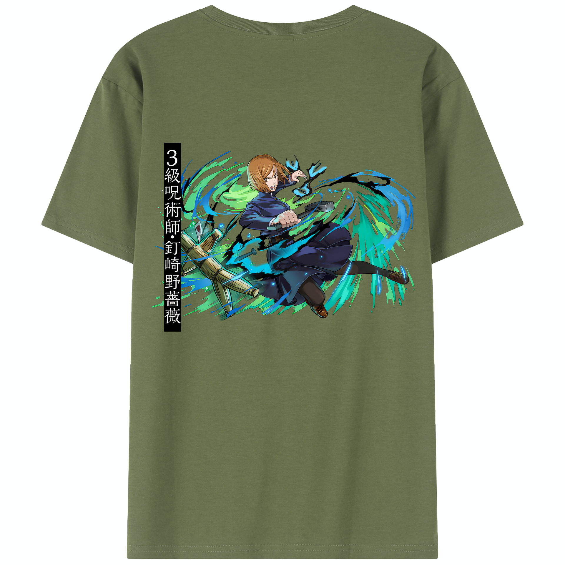 （画像用） 呪術廻戦 Jujutsu Kaisen 綿100％半袖Tシャツ（背面プリント）